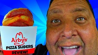 ARBYS® PIZZA SLIDERS REVIEW [upl. by Nosam]