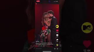 addison rae kissing tanner MTV awards [upl. by Nylekcaj]