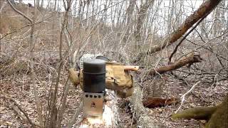 Testing the BushBox Stove by BushcraftEssentials American Review [upl. by Atinaej]