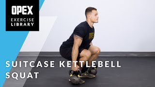 Suitcase Kettlebell Squat  OPEX Exercise Library [upl. by Rubie122]