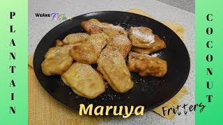 MARUYA  Plantain Coconut Fritters  Philippine Street Food  easy to follow recipe [upl. by Leisam725]