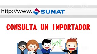 SUNAT  Consulta Un Importador [upl. by Llerad]