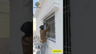 Upvc window installation process viral vedio shorts upvcwindows upvc skill bollywood pushpa [upl. by Rissa296]