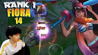 14 Fiora vs Camille 1v9 Make Master Look Like Iron 4  14Fiora Fiora Guide [upl. by Gavrila580]