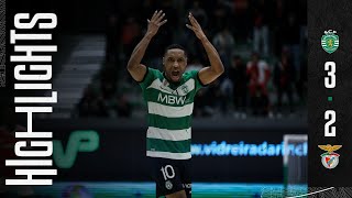 Resumo  Futsal Sporting CP 32 SL Benfica Taça de Portugal [upl. by Enenej]