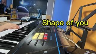 Ed Sheeran Shape of you Piano Cover By TOMega [upl. by Drofkcor]