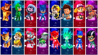 PJ Masks vs Paw Patrol vs NINJALINOS vs Ryder  Tiles Hop EDM Rush [upl. by Shute106]