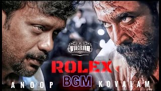 Rolex BGM Live Looping Anoop Kovalam Lokiverse BGM Vikram Suriya Kamal Hassan Fahadh Faasil [upl. by Bresee]