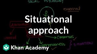 Situational approach  Behavior  MCAT  Khan Academy [upl. by Adnohsed8]