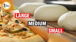 Pizza Dough with👉 Storage Method Recipe by Food Fusion [upl. by Inoj]