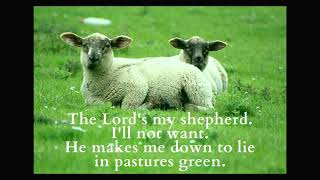 Psalm 23 lyrics Crimond Scottish Psalter [upl. by Chitkara]