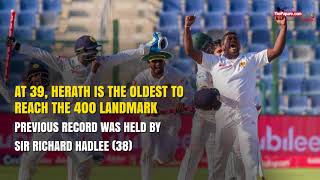 Rangana Herath scales 400 Test wickets [upl. by Drahcir]