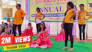 Best Dance Performed by School Girls Telugu Mix songs  School Annual Day Celebration Telugu Mix [upl. by Boccaj364]