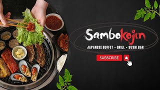 Sambokojin All You Can Eat Japanese And Korean Food [upl. by Abernathy61]