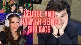 George And Hannah Being Annoying Siblings For 10 Minutes Straight [upl. by Proudlove]