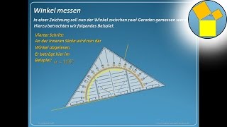 Winkel messen  Geometrie  Rueff [upl. by Eihcir]