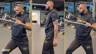 Lebron James Listening New Eminem Song At Gym And Regrets To Be At Diddy’s Party [upl. by Darya]