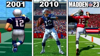 Scoring a Touchdown with TOM BRADY on EVERY Madden of his ENTIRE Career [upl. by Etteyniv]