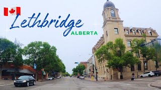 Tour around City of LETHBRIDGE Alberta  Canada 4K  Alberta’s 3rd largest city [upl. by Zonda]