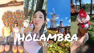 Vlog Conhecemos Holambra A cidade das flores 💐 🌸 [upl. by Rabka48]