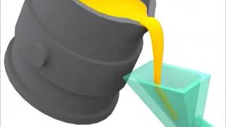 Horizontal Centrifugal Casting Animation  MetalTek Metal Casting Expertise [upl. by Collie]