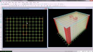 1 18 ETABS Rigid Offset Column amp Beam [upl. by Eadrahs]