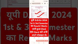 UP DElEd Result 2024 Out  UP Deled Result 2024 1st 3rd Semester Ka Kaise Dekhen  updeledresult [upl. by Aihsela290]