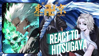 Tokyo revengers react to takemichi as hitsugaya toshiro  ichigo kurosaki  Bleach  Gacha life [upl. by Anisor683]