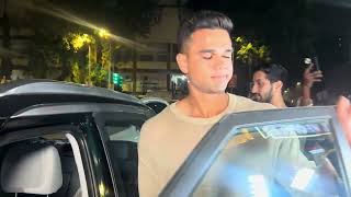 Arjun Tendulkar Spotted at Bandra Bastin  Exclusive Footage arjuntendulkar bandra sportsnews [upl. by Mariande]