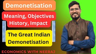 Demonetization  Meaning history and impact  The great Indian Demonetization 2016 [upl. by Eened663]