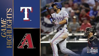 Rangers vs Dbacks World Series Game 4 Highlights 103123  MLB Highlights [upl. by Cristal981]