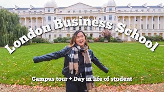 day in the life London Business School student Masters in Management  Campus Tour [upl. by Allerus]