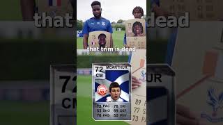 quotThats a nightmarequot  Throwback FIFA cards crystalpalace cpfc eafc [upl. by Neoma]