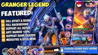 Script Skin Granger Legend Revamp  Starfall Knight No Password Full Effect amp Voice  New Update [upl. by Zoi]