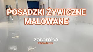 Posadzki żywiczne malowane cienkowarstwowe  technologia cena realizacje [upl. by Eeldarb699]