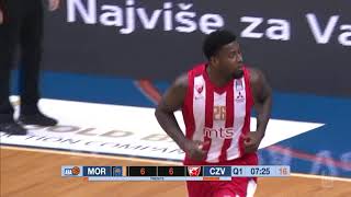 No rim was broken during this play Mornar  Crvena zvezda mts 2532018 [upl. by Zorana]