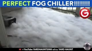 FOG CHILLER PERFECT RESULTS GEMMY 400W Covered Porch [upl. by Brendan]