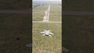 F15 Strafe run finds some su33s about to take off dcs [upl. by Acinaj823]