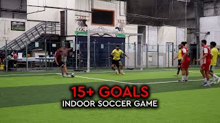 15 GOALS IN INDOOR SOCCER GAME  Astro FC vs Brazil United [upl. by Cas911]