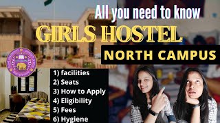 Delhi University Hostel  North Campus  Eligibility  fees  seats  How to apply  girlshostel [upl. by Onailerua250]