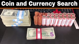 1K Currency and Coin Search  Quarters 1 and 5 Bills  Star Notes [upl. by Meuser]