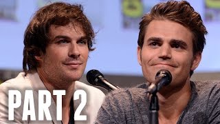 The Vampire Diaries Panel Part 2  Comic Con 2015 [upl. by Pickett651]