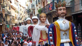 Gigantes de Pamplona Iruñeko Erraldoiak Privilegio de la Unión 2018 Kalejira [upl. by Iruy]