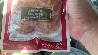 Prasek’s Jalapeno Cheese Summer sausage low carb Yum [upl. by Pollitt]