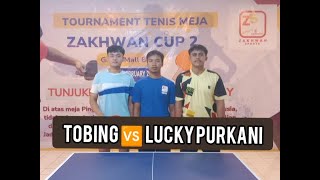 LAWAN KERASSS ⁉️ LUCKY PURKANI ZAKHWAN 🆚 TOBING BODAS TTC  ZAKHWAN CUP 2 [upl. by Boni]