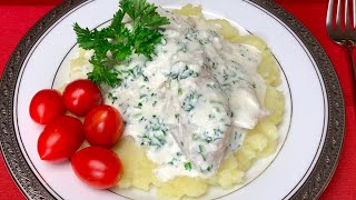 Cod In Creamy Parsley Sauce  quick easy and delicious [upl. by Sisxela479]