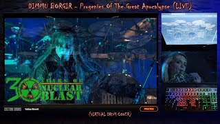 DIMMU BORGIR  Progenies Of The Great Apocalypse LIVE Virtual Drumming Cover by Yulius Rovell [upl. by Tsenre283]