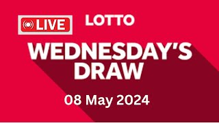 The National Lottery Lotto Draw Live Results from Wednesday 08 May 2024  lotto live [upl. by Anegal]