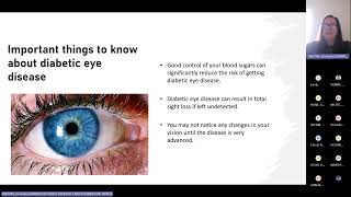 Diabetes Week 2024 Lunch and Learn session  Eye Screening [upl. by Aidnahs]