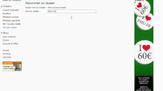 Comment renommer un dossier sur Hotmail [upl. by Llyrpa242]